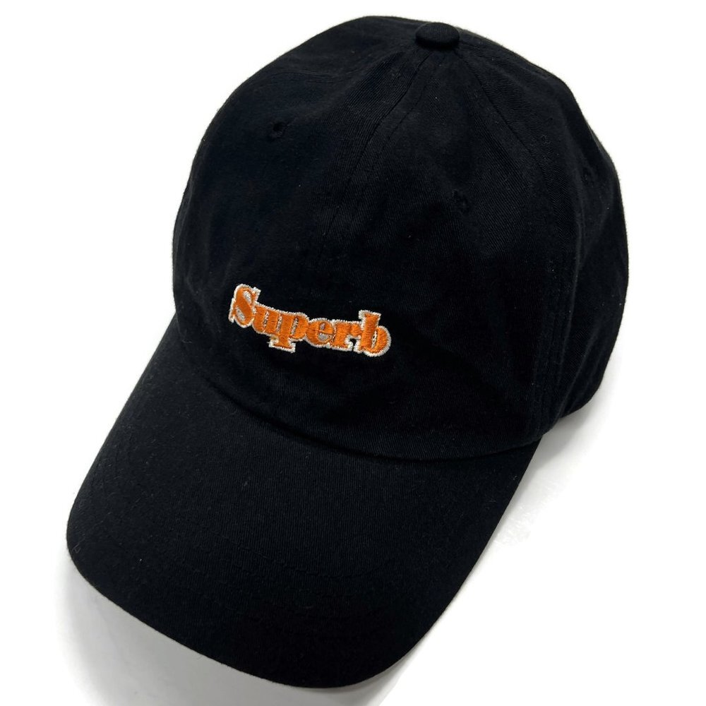 Superb Black Baseball Hat Cap 3.3 Field Trip Cotton Adjustable